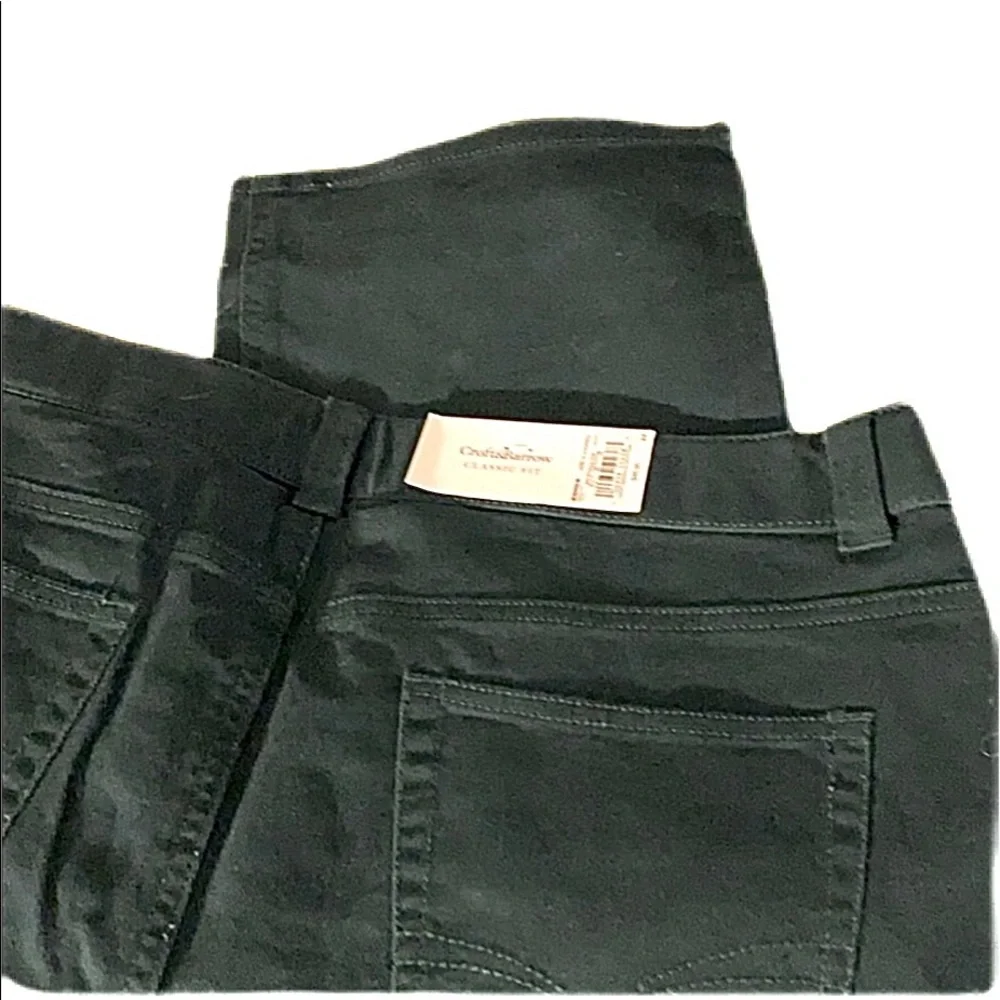 Green Slimming Classic Fit Straight Leg Jean